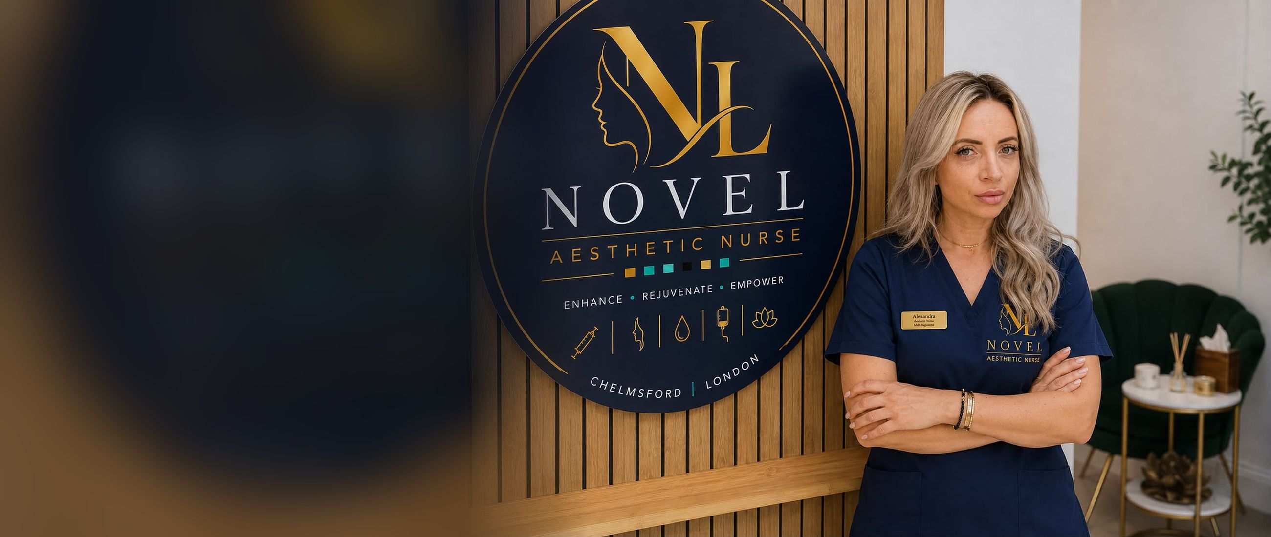 Alexandra Vacaroiu, aesthetic nurse and founder of Novel Aesthetics, at the Chelmsford clinic in High Chelmer